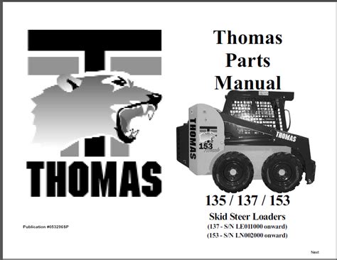 thomas skid steer data|thomas skid steer replacement parts.